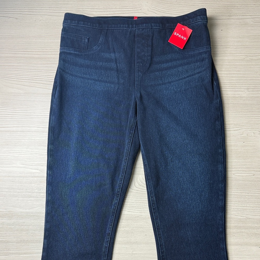 Spanx Jean-ish Ankle Leggings NWT L